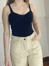 Body preto tricot