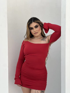 Vestido Maldivas vermelho - comprar online