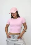 Blusa básica rosa