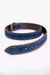 Cinto Cinturon de 100% Carpincho - Azul - comprar online