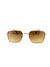Óculos de Sol Quadrado Degradê Dourado - Ibiza - comprar online