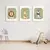 Quadro Decorativo Infantil - Trio: Safari (Verde) - comprar online