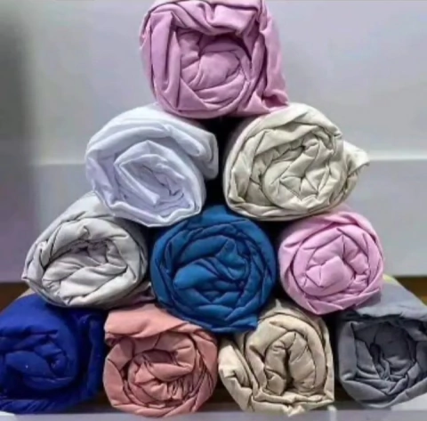 Pack x3 juego de sabanas ajustables percal 2 1/2 PL