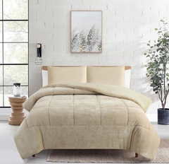Edredon flannel con corderito 2 1/2 PL en internet