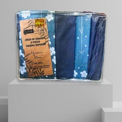 Pack x3 juegos de sabanas love and home 6 piezas 2 1/2 PL en internet