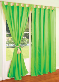 Juego de cortinas de voile triple con presillas - Articulo 123 en internet