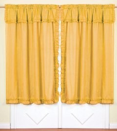 Juego de cortinas de voile triple modelo romantico - Articulo 306