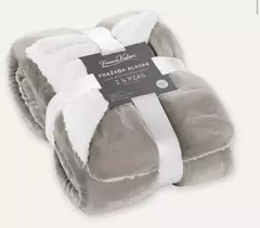 Frazada alaska flannel con corderito 2 1/2 PL