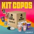 Kit de Amostras de Copos e Potes