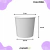 Pote de Papel Biodegradável 210ml - comprar online