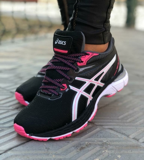 ASICS ROSA PRETO