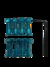 Parafuso de base de Skate Black Sheep Azul