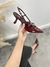 Slingback Mia em Verniz Cherry