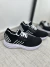 Tênis Meia Listras Preto Comfy - loja online