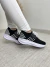 Tênis Meia Listras Preto Comfy