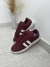 Tênis Rayssa Merlot em Couro Legítimo - LadyMaria: Estilo e conforto em cada passo!