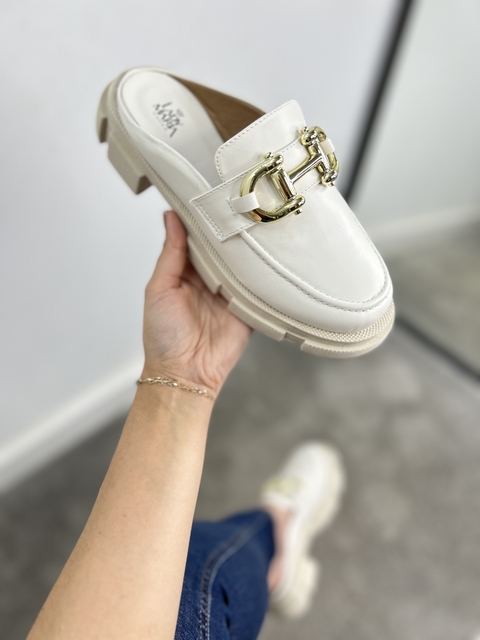 Mule Tratorado Off White