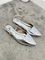 Sapatilha SlingBack Prata - comprar online