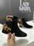 Bota em Couro Legítimo com Detalhe em Animal Print Coleção 365