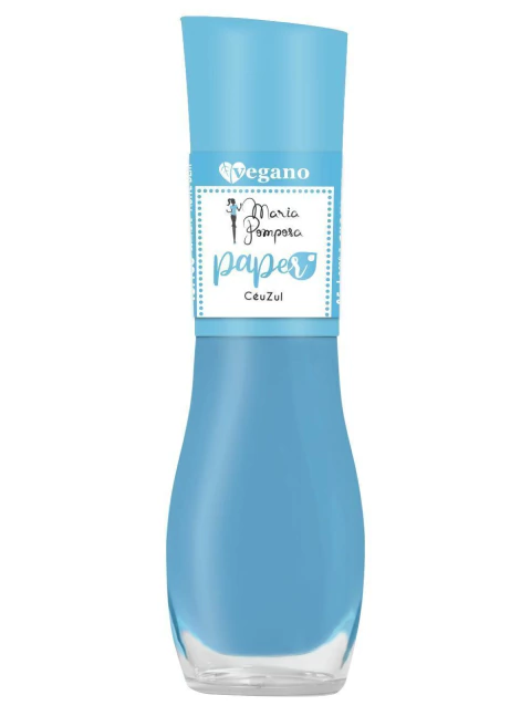 Esmalte Maria Pomposa CéuZul Coleção Paper 15free - comprar online