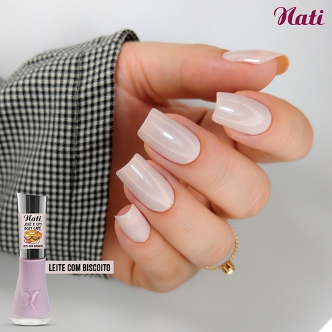 Esmalte Nati Leite com Biscoito Coleção José e Um Bom Café