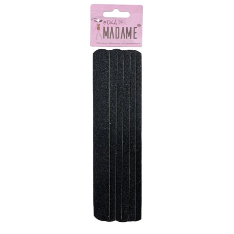 Lixa de Unha Americana Larga Black #DicadeMadame 06un