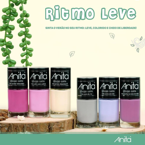 Esmaltes Anita Coleção Ritmo Leve Kit 6 cores - comprar online