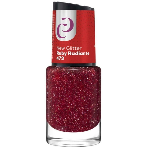 Esmalte Cora Ruby Radiante Coleção New Glitter