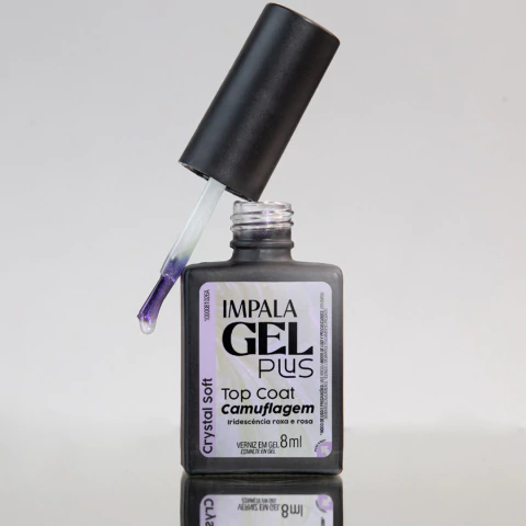 Top Coat Camuflagem Crystal Soft Impala GEL Plus Verniz em Gel - comprar online