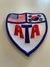 Emblema bordado da American Taekwondo Association - ATA. TKD. Tae Kwon Do. 10 X 8,8 cm. Luta. MMA. Esporte. Novo! na internet