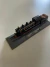 Miniatura maria fumaça Trem Caiçara Antonina Morretes Paraná 13,5 cm Ferrovia Base Trilhos Estrada de Ferro EFP RFFSA Locomotiva vapor Decoração