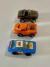 3 Miniaturas Galoob Micro Machines Carrinhos 3 cm Anos 1990 MBC Loose Importados Lote com 3 Brinquedos Decoração - Raridades Curitiba