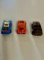 3 Miniaturas Galoob Micro Machines Carrinhos 3 cm Anos 1990 MBC Loose Importados Lote com 3 Brinquedos Decoração - loja online