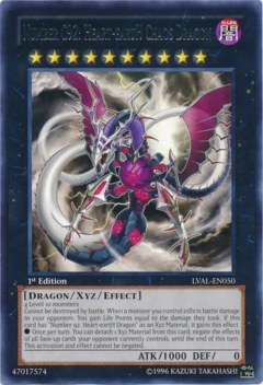 Number C92: Heart-eartH Chaos Dragon - LVAL (dañada) - Rare