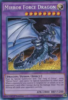 Mirror Force Dragon - DRL2 - Secret Rare