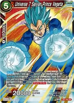 Universe 7 Saiyan Prince Vegeta - TB1 - SR