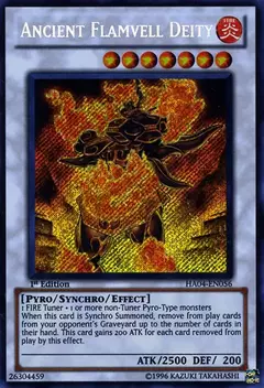 Ancient Flamvell Deity - HA04 - Secret Rare