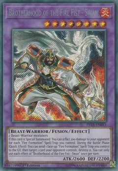 Brotherhood of the Fire Fist - Swan - FIGA - Secret Rare