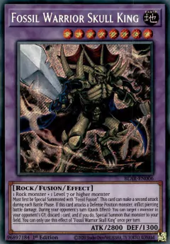 Fossil Warrior Skull King - BLAR - Secret Rare
