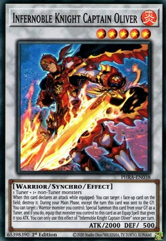 Infernoble Knight Captain Oliver - PHRA - Super Rare