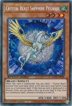 Crystal Beast Sapphire Pegasus - SGX1 - Secret Rare - comprar online