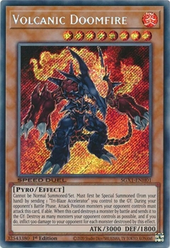 Volcanic Doomfire - SGX1 - Secret Rare - comprar online