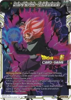 Realm of the Gods - Black Kamehameha - BT16 - R - (Card Game Fest 2022)