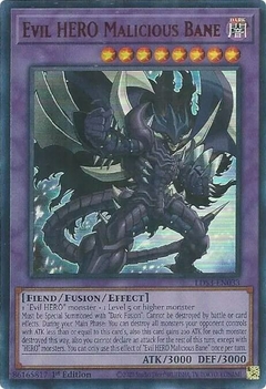 Evil HERO Malicious Bane - LDS3-EN033 - Ultra Rare - comprar online