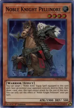 Noble Knight Pellinore - CYHO - Super Rare