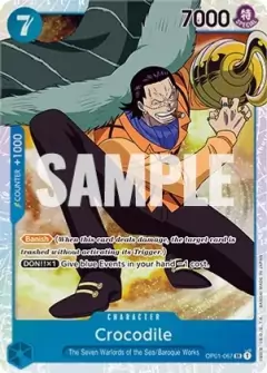 Crocodile - OP01-067 - SR