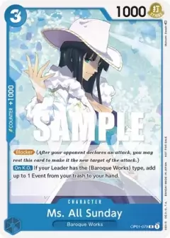 Ms. All Sunday (Promotion Pack 2023) - OP01-079 - R
