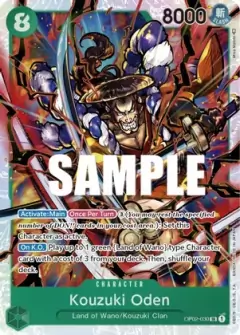 Kouzuki Oden - OP02-030 - SR