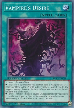 Vampire's Desire - SGX3 - Common - comprar online