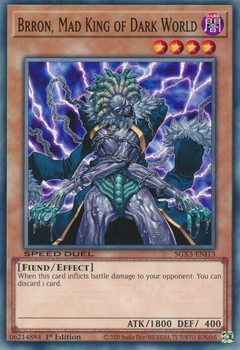Brron, Mad King of Dark World - SGX3 - Common - comprar online